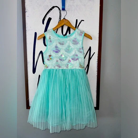 little mermaid glitter dress ZAPAKA Women Sparkly Sequins Light Blue Prom Dress with Slit Mermaid Spaghetti Straps Party Dress, Light Blue / UK12 main image 1